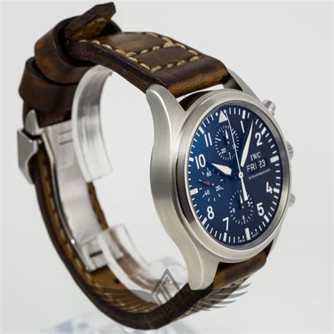 iwc leather strap watches|iwc watch straps for pilot.